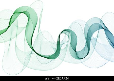 Abstract template background with wave lines. eps 10 Stock Vector