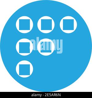 F Letter vector icon illustration design Stock Vector