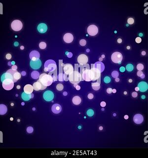 Abstract light bokeh background, vector illustration Colorful bokeh texture pattern background. eps 10 Stock Vector