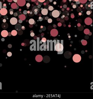 Abstract Bokeh Light Vintage background, vector illustration Stock Vector