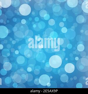 Vector abstract blue sky background with blur bokeh light effect. eps 10 Stock Vector