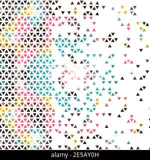 Multicolor polygonal illustration, which consist of triangles. Geometric background in Origami style with gradient. Triangular design for your Stock Vector