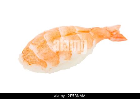 Nigiri Sushi isolated in a white background. Close-up. Stock Photo