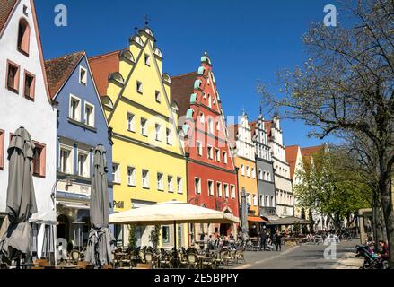 Weiden, GERMANY : Old town of Weiden in der Oberpfalz Stock Photo