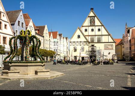 Weiden, GERMANY : Old town of Weiden in der Oberpfalz Stock Photo