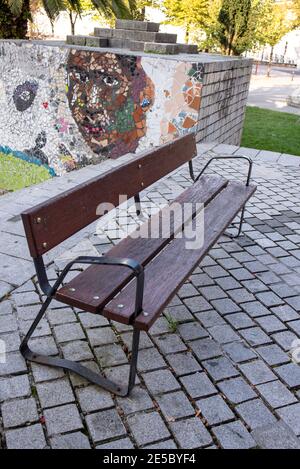 seat in the park Stock Photo