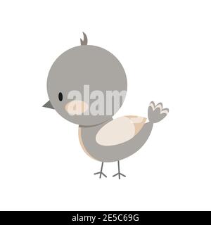 Bird icon isolated on white background. Stock Vector
