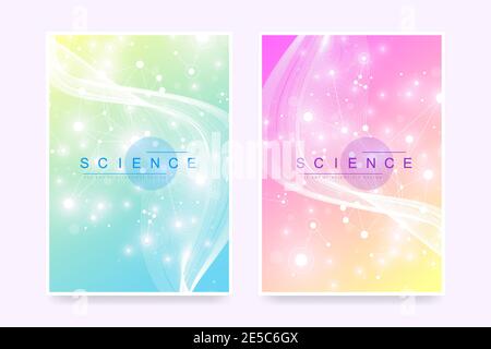 Modern Health care cover template design for a report and medical brochure design, flyer, leaflets for printing presentation Covid 19, coronavirus Stock Vector