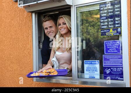 'Reality Check Challenge' with Heidi Montag and Spencer Pratt to benefit The World Food Programme, the world's largest food assistance program in Los Angeles, CA, USA on October 2, 2008. Photo by Lionel Hahn/ABACAPRESS.COM Stock Photo