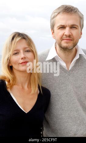 Laure Marsac and her husband director Ivan Taieb promoting the movie 'Je suis Venu Pour Elle' during the 13th International Saint-Jean-de-Luz Film Festival in Saint-Jean-de-Luz, France, on October 8, 2008. Photo by Patrick Bernard/ABACAPRESS.COM Stock Photo