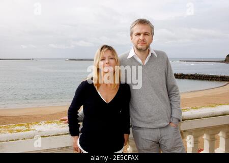 Laure Marsac and her husband director Ivan Taieb promoting the movie 'Je suis Venu Pour Elle' during the 13th International Saint-Jean-de-Luz Film Festival in Saint-Jean-de-Luz, France, on October 8, 2008. Photo by Patrick Bernard/ABACAPRESS.COM Stock Photo