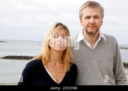 Laure Marsac and her husband director Ivan Taieb promoting the movie 'Je suis Venu Pour Elle' during the 13th International Saint-Jean-de-Luz Film Festival in Saint-Jean-de-Luz, France, on October 8, 2008. Photo by Patrick Bernard/ABACAPRESS.COM Stock Photo