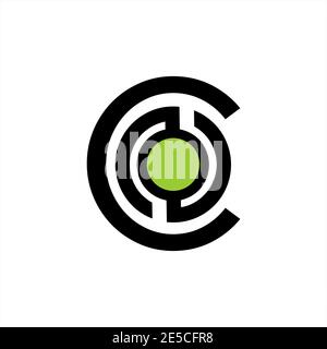 simple CNO, CSO, CN, CS, CO initials company logo Stock Vector