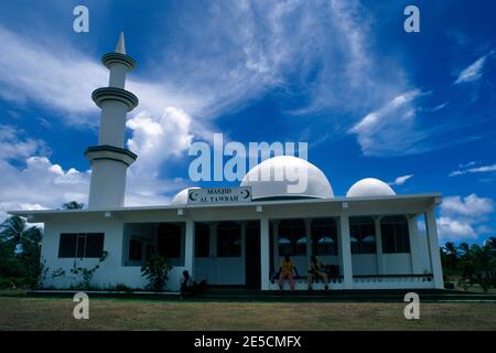 Crown Point Tobago Al Tawbah Mosque Stock Photo