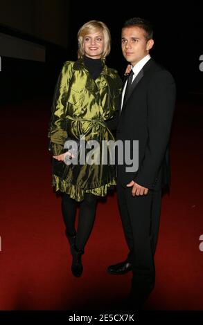 Cast member Mena Suvari and boyfriend Simone Sestito attend the screening of 'The garden of Eden' during 3rd Rome Film Festival, in Rome, Italy on October 26, 2008. Photo by Denis Guignebourg/ABACAPRESS.COM Stock Photo