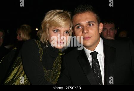 Cast member Mena Suvari and boyfriend Simone Sestito attend the screening of 'The garden of Eden' during 3rd Rome Film Festival, in Rome, Italy on October 26, 2008. Photo by Denis Guignebourg/ABACAPRESS.COM Stock Photo