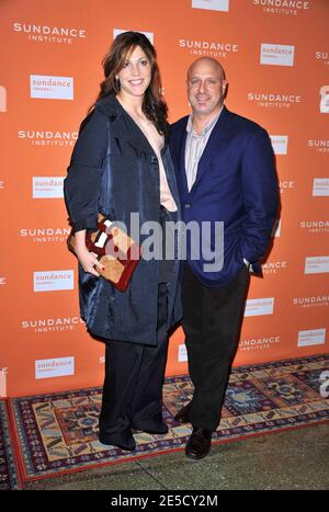 Chef Tom Colicchio (R) and wife Lori Silverbush attending the 2008 Sundance Gala Fundraiser at Roseland Ballroom in New York City, NY, USA on October 27, 2008. Photo by Gregorio Binuya/ABACAPRESS.COM Stock Photo