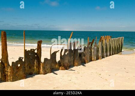 On the beach in Sylt, Germany Stock Photo