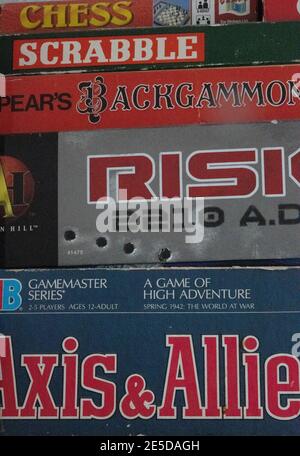 classic boards games Stock Photo