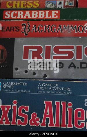 classic boards games Stock Photo
