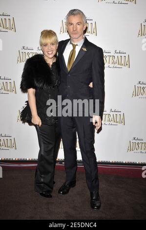 Director Baz Luhrmann and wife Catherine Martin arriving for the premiere of 'Australia' at the Gaumont Champs-Elysees Theater in Paris , France on December 1, 2008. Photo by Frederic Nebinger-Taamallah/ABACAPRESS.COM Stock Photo