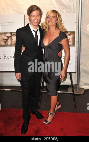 Actors David Kross and Kate Winslet arriving at The Weinstein Company's 'The Reader' Premiere at The Ziegfeld Theater in New York City, NY, USA on December 3, 2008. Photo by S.Vlasic/ABACAPRESS.COM Stock Photo