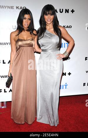 Kim Kardashian attending the FLAUNT Magazine 10th Annual Holiday Party ...