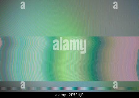 Glitch style, Abstract LED screen glitch pattern background. Stock Photo