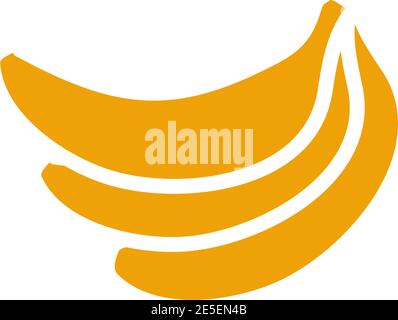 Banana fruit logo design vector template Stock Vector
