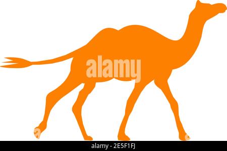 Camel animal logo design vector template Stock Vector