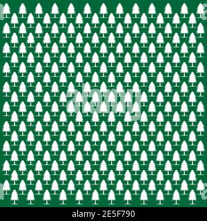 Seamless pattern background pine tree template Stock Vector