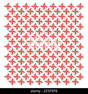 Seamless pattern ginseng design vector template Stock Vector
