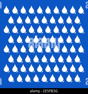 Seamless pattern of water drop symbol template Stock Vector