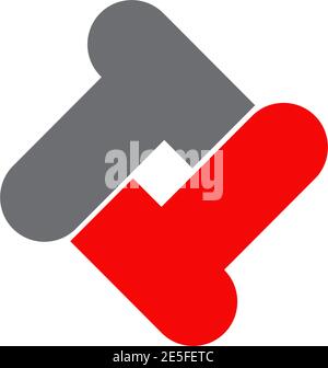 Hashtag icon logo design inspiration vector template Stock Vector