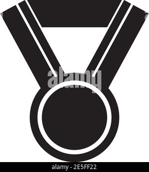 Medal icon logo design vector illustration template Stock Vector