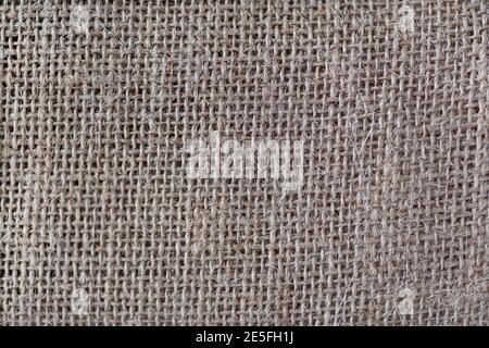 Close-up of a burlap texture Stock Photo