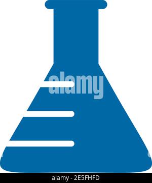 Lab logo design with using chemical bottle icon logo design vector template Stock Vector