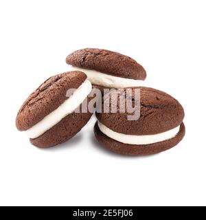 Isolated whoopie pies on the white background Stock Photo