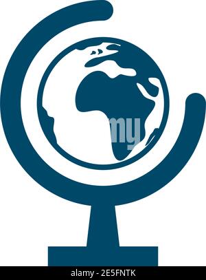 Globe icon logo design inspiration vector template Stock Vector