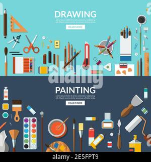 Fine art painting palette sketch Stock Vector Image & Art - Alamy