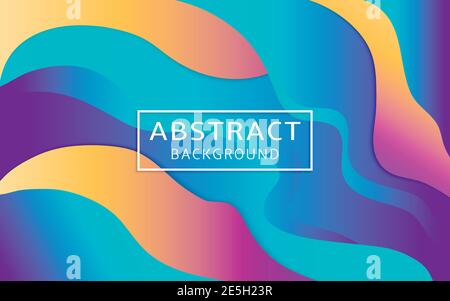 Colorful geometric background. Fluid background. Gradient shapes background. Stock Vector