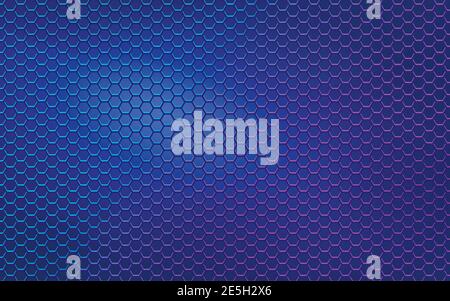 Abstract blue geometric hexagon background Stock Vector