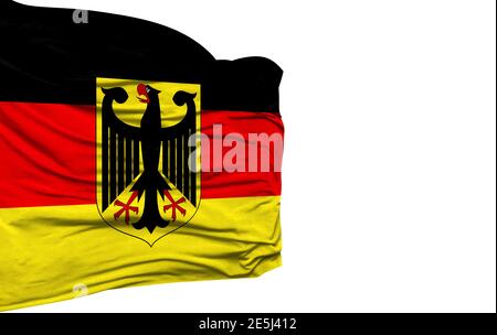 Germany flag isolated on white background Stock Photo