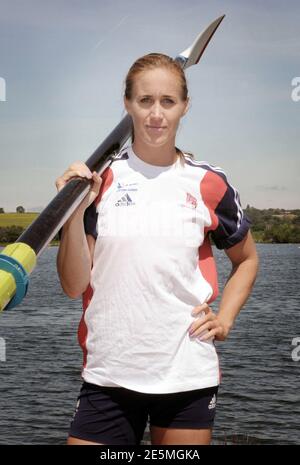 Pinsent-Redgrave Rwoing Centre, River Thames, Reading, United Kingdom. 07 June 2013. Helen Glover at a GB Rwoing photo-call. in 2021 she announced her return to rowing to compete at the Tokyo 2021 Olympic Games. © Tim Redgrove Stock Photo