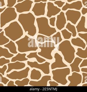 Seamless Repeating Giraffe Pattern. Perfect for kinds clothing print, wallpapers, background etc. Stock Vector