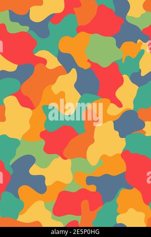 Colorful Seamless Pattern - Background and kids clothing, texture and prints. Stock Vector