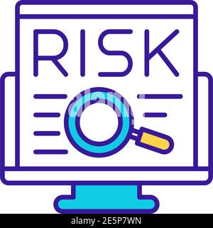 Website security RGB color icon Stock Vector