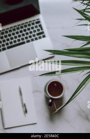 Office flatlay Stock Photo