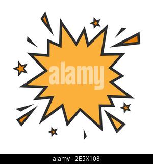 Premium Vector  Vector vintage pop art comic spiky shape speech