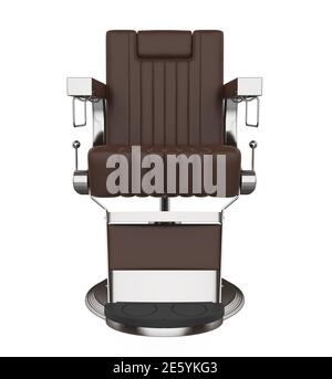 Barber Chair Isolated Stock Photo